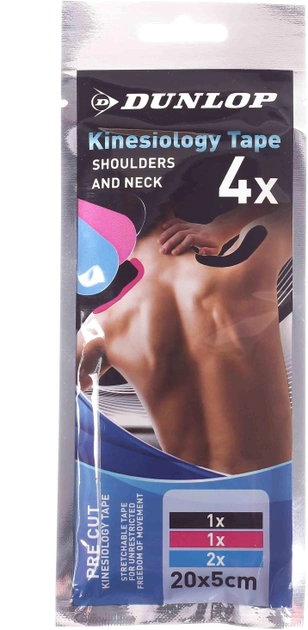 Кинезиологический тейп Dunlop Kinesiology tape shoulder/neck (D86200) - изображение 2