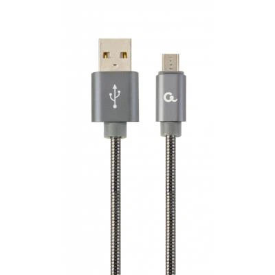 Дата кабель USB 2.0 AM to Micro 5P 1.0m Cablexpert (CC-USB2S-AMmBM-1M-BG) - Фото 1 Дата кабель USB 2.0 AM to Micro 5P 1.0m Cablexpert (CC-USB2S-AMmBM-1M-BG) - зображення 1