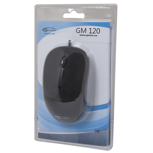 Мышь Gemix GM120 Black USB - изображение 3