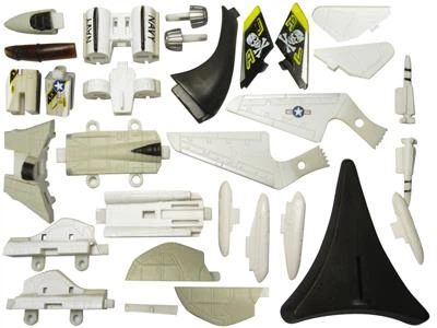 Объемный пазл 4D Master Истребитель-перехватчик F-14A VF-84 Jolly Roger - Веселый Роджер (26200) - изображение 3