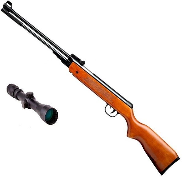 Пневматична гвинтівка SPA WF600 з посиленою газовою пружиною 3-9х40 Sniper AR (snow peak) - зображення 1