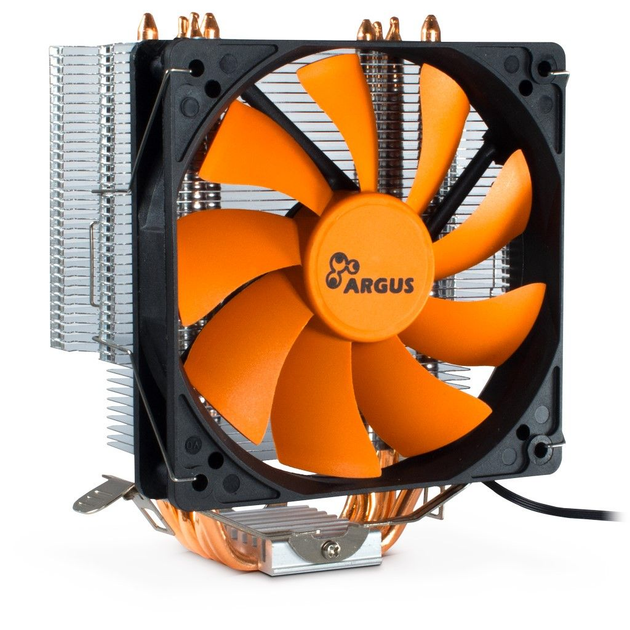 Кулер для CPU Argus (SU-260) 120мм LGA 775, 1150, 1151, 1155, 1156, 1366, AM2, AM2 +, AM3, AM3 +, FM1, FM2, АМ4 TDP 150 ВТ,26 дБА, 155 х 127 х 83мм - изображение 1