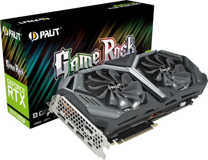 P*M様 GAME ROCK RTX2070SUPER GDDR6 8GB Видеокарта Palit PCI-Ex GeForce RTX 2070 Super GameRock 8GB