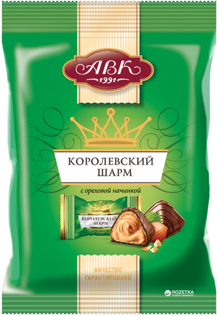 Упаковка конфет АВК Шарм Королевский с ореховой начинкой 113 г х 15 шт ...