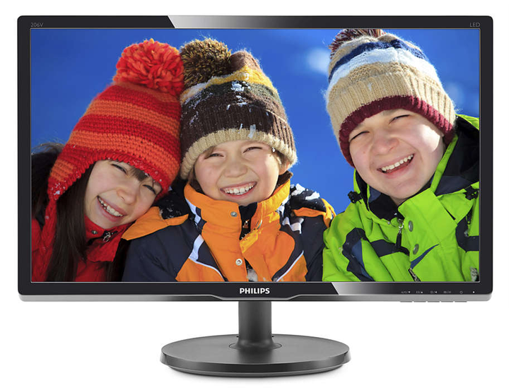 Монитор Philips 19.5" 206V6QSB6/62 AH-IPS Black; 1440x900, 14 мс, 250 кд/кв.м, D-Sub - изображение 1