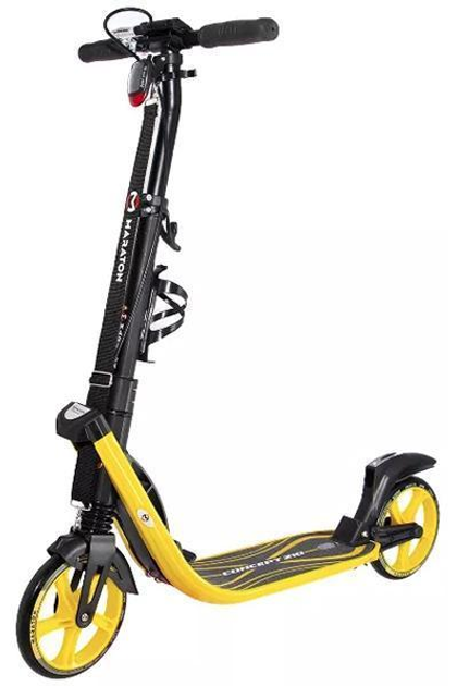 Самокат Maraton Concept 210 черно-желтый – фото, отзывы, характеристики ...