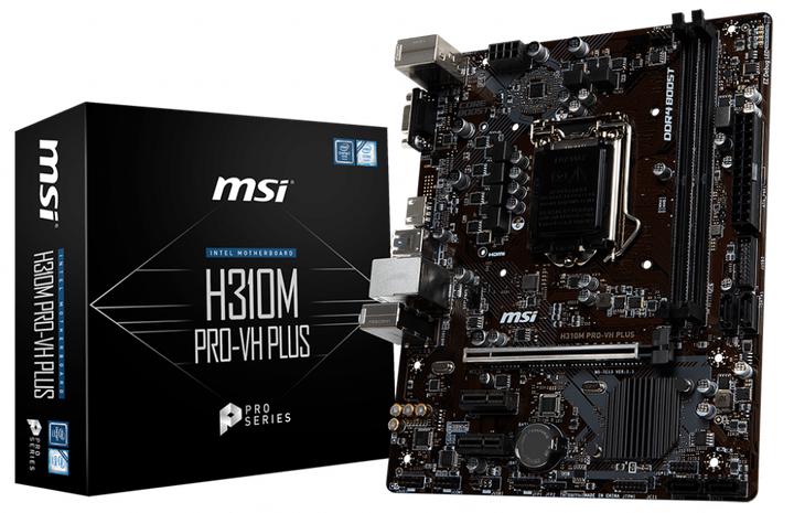 Материнська плата MSI H310M Pro-VH Plus (s1151, Intel H310, PCI-Ex16) - зображення 5