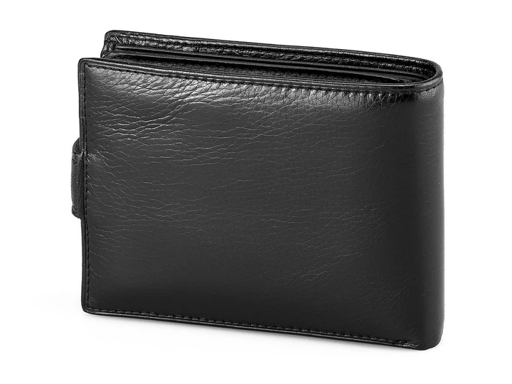 Мужское портмоне из плотной кожи Braun Buffel 9924 чёрный - изображение 7