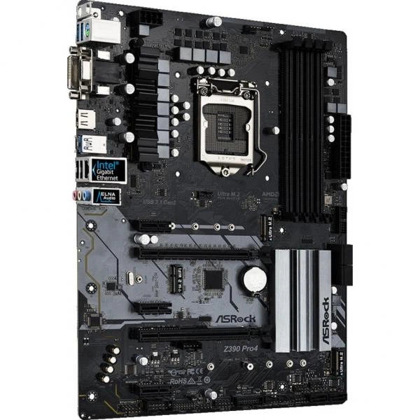 CPU Intel core i5-9600K z390 pro4 ddr4 16GB Материнская плата ASRock Z390 PRO4 – фото, отзывы, характеристики