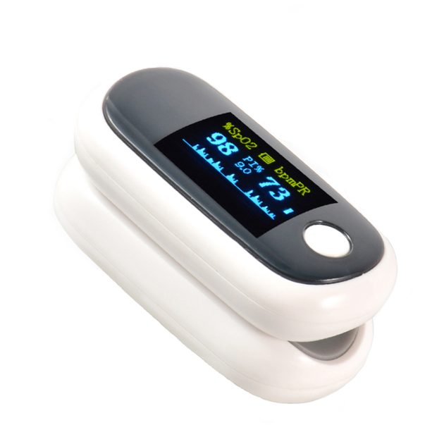 Пульсоксиметр на палець S10 USB для вимірювання пульсу та рівня кослорода в крові - зображення 1