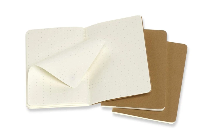 Блокнот Moleskine Cahier карманный 64 страницы в точку Бежевый 9х14 см (8058341719244) - изображение 3