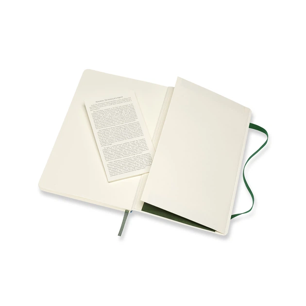 Блокнот Moleskine Classic середній 13х21 см 192 сторінки в лінію Миртовий Зелений М'який (8053853600011) - Фото 3 Блокнот Moleskine Classic середній 13х21 см 192 сторінки в лінію Миртовий Зелений М'який (8053853600011) - зображення 3