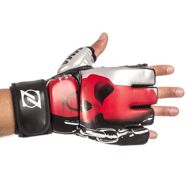 Перчатки для смешанных единоборств Zelart 1319 размер M Red-Black - изображение 3