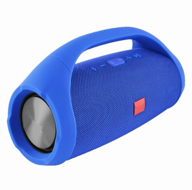 Портативная колонка Portable Boombox Big Bluetooth Синяя - изображение 2
