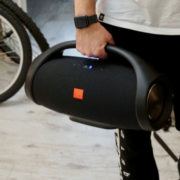 Портативная колонка Portable Boombox Big Bluetooth Черная - изображение 4