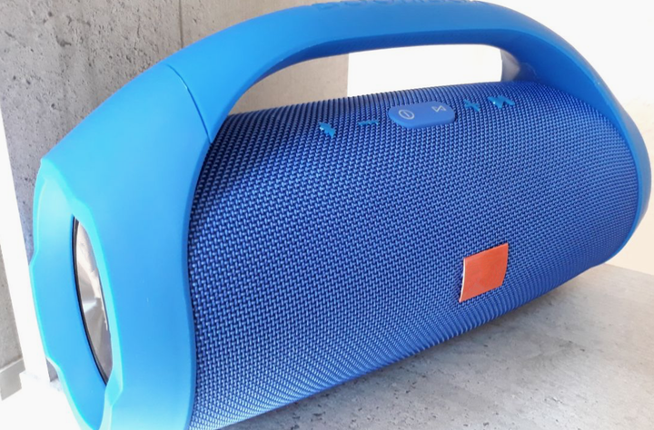 Портативная колонка Portable Boombox XXL Bluetooth Синяя - изображение 3