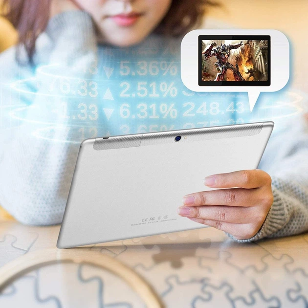 Планшет Yotopt K108 10.1”IPS Android 7.0 Dual Sim 2/32Gb Metal Silver - Фото 6 Планшет Yotopt K108 10.1”IPS Android 7.0 Dual Sim 2/32Gb Metal Silver - изображение 6
