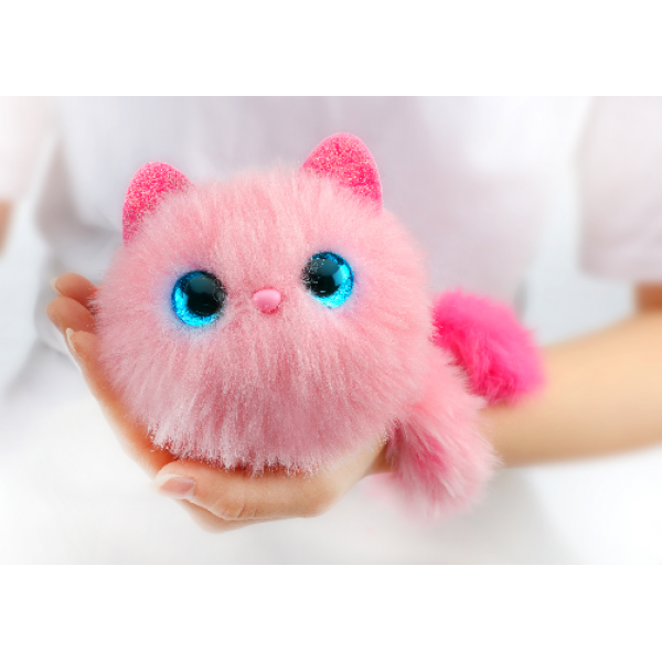 Интерактивная игрушка котенок Pomsies Blossom, Розовый, Оригинал, США (45) - изображение 4