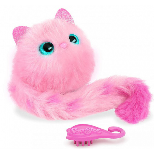 Интерактивная игрушка котенок Pomsies Blossom, Розовый, Оригинал, США (45) - изображение 7