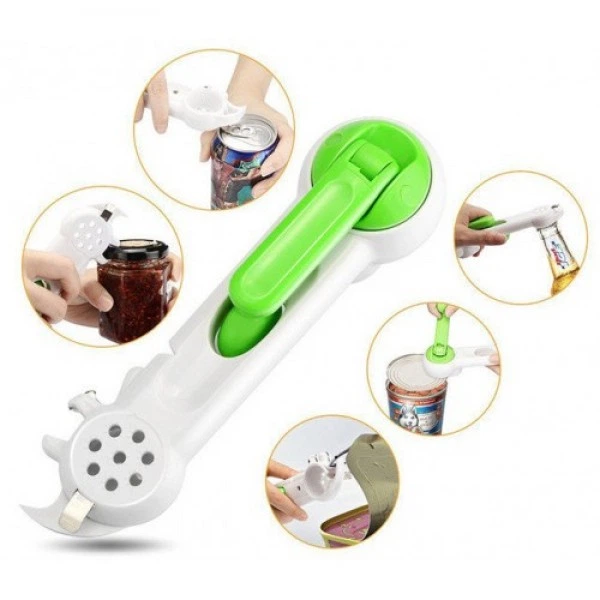 Универсальная открывалка для банок и бутылок Kitchen CanDo 7 в 1 - изображение 4