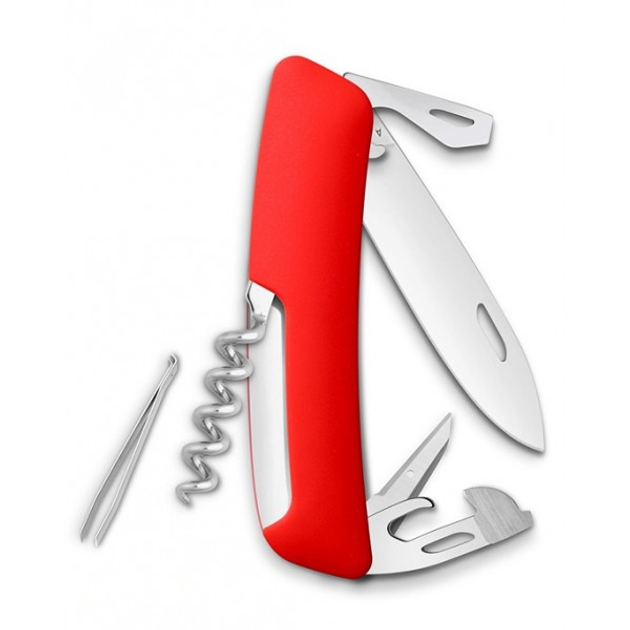 Швейцарский складной нож Swiza D03,красный - изображение 2
