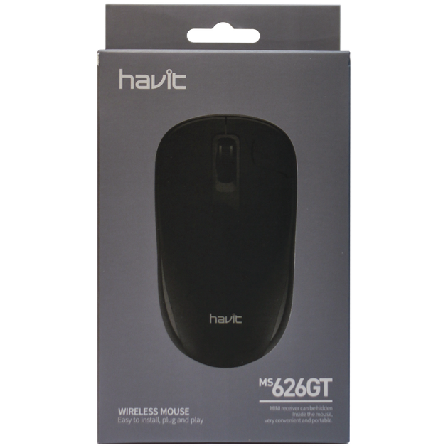 Беспроводная мышка Havit HV-MS626GT |1200 DPI, 3 клавиши| Серый - изображение 11
