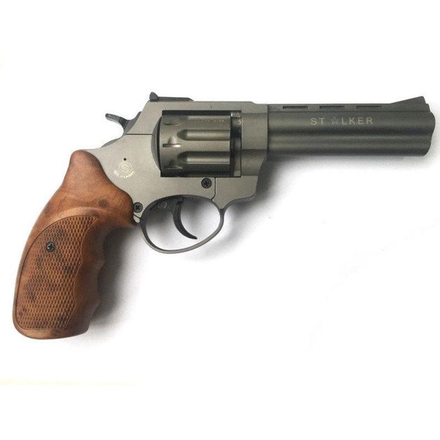 Револьвер флобера STALKER 4мм 4.5" titanium коричнева рукоять (3880.00.08) - зображення 2