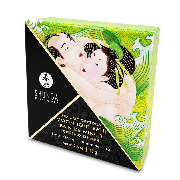 Соль для ванны Shunga Moonlight Bath Lotus Flower 75 гр - зображення 1