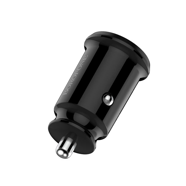 Автомобільний зарядний пристрій BOROFONE BZ8 MaxRide Dual Port Car Charger Black (6957531088479) - изображение 3