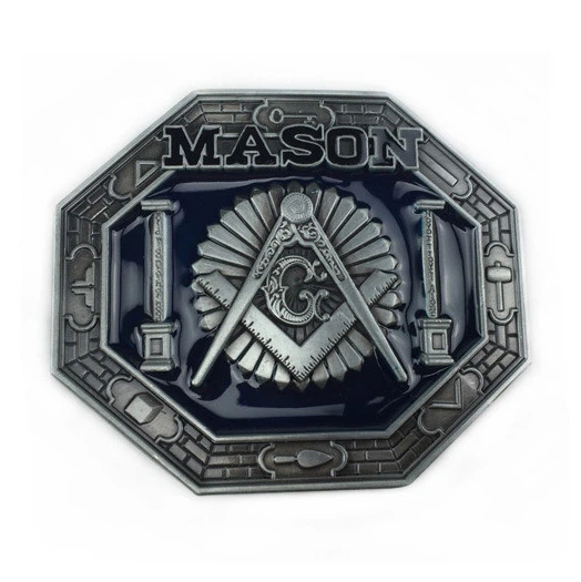 Поясний ремінь шкірзам із пряжкою "Mason" Чорний - Фото 2 Поясний ремінь шкірзам із пряжкою "Mason" Чорний - зображення 2