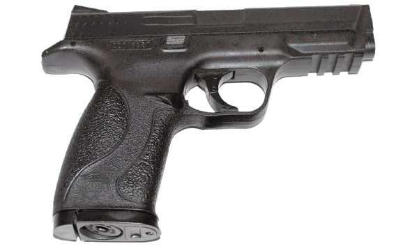 Пневматический пистолет KWC Smith & Wesson M&P40 KM48HN Смит и Вессон пластик газобаллонный CO2 120 м/с - зображення 2