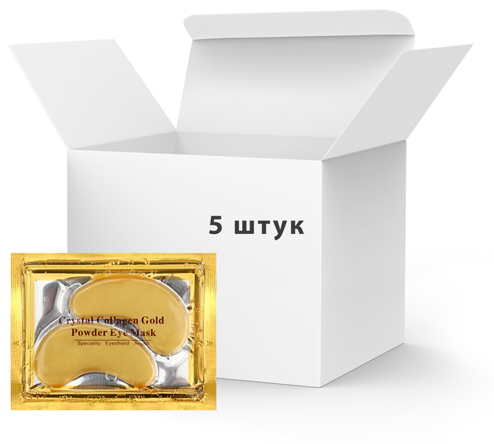 Упаковка Патчи под глаза Crystal Collagen Gold от морщин с Коллагеном и ...