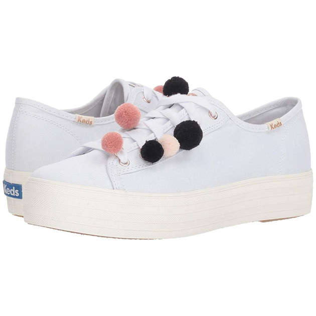 Keds Triple Kick Pom Pom White 39.5 243 10122251 FR ROZETKA