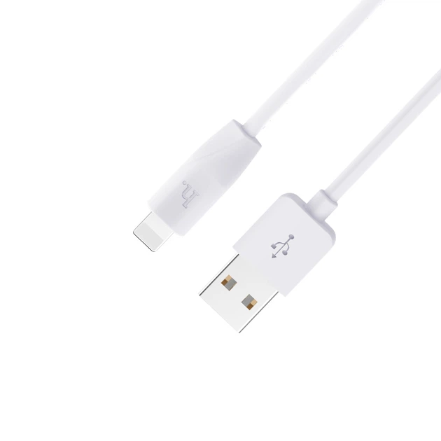 Кабель USB Hoco X1 Rapid, Lightning, 2.1A, White, 2m - зображення 2