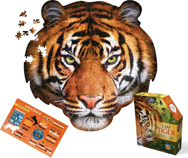 Puzzle I AM Tygrys 550 elementów (40232343216) - obraz 3