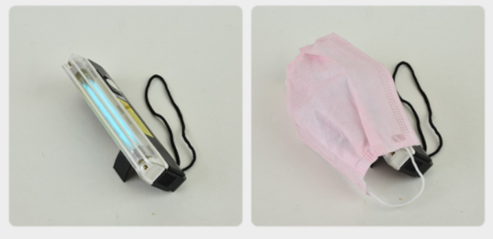 Кишеньковий антисептик з вбудованим ліхтариком для антибактеріальної очищення - зображення 2