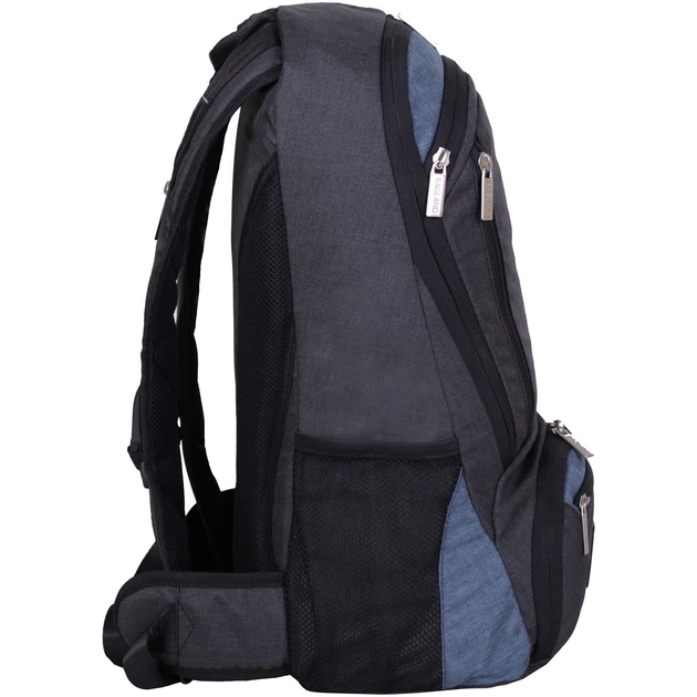 Рюкзак для ноутбука Bagland Granite 23 л. чорный/серый (0012069) - изображение 4