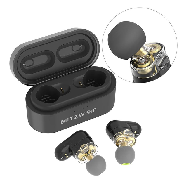 Беспроводные Bluetooth TWS наушники Blitzwolf BW FYE7 Black ...