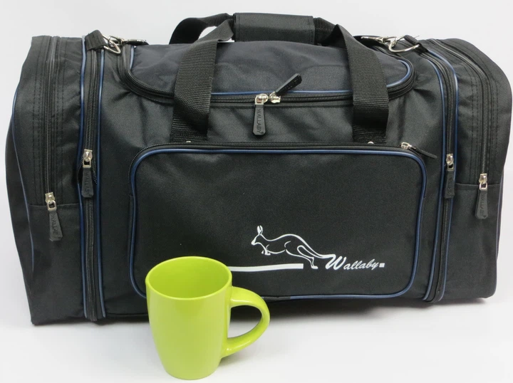 Спортивна сумка Wallaby 365 з розширенням 40/50 л 54(66)x25x30 см Чорна - Фото 3 Спортивна сумка Wallaby 365 з розширенням 40/50 л 54(66)x25x30 см Чорна - зображення 3