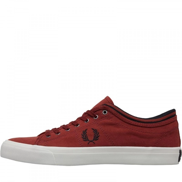 Кеды Fred Perry Kendrick Tipped Cuff Brushed Twill Madder Brown Rusty Brown, 37 (10380985) 
