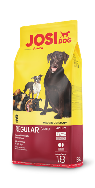 Сухий корм Josera Josidog Regular для дорослих собак 18 кг - Фото 1 Сухий корм Josera Josidog Regular для дорослих собак 18 кг - зображення 1