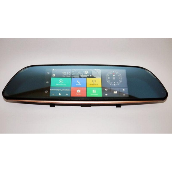 Зеркало регистратор DVR GPS навигатор, WiFI Android, Cенсор 2 камеры Sim карта - изображение 5