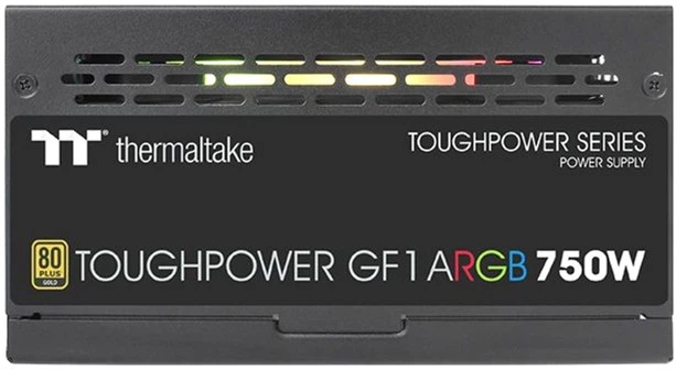 Блок живлення Thermaltake Toughpower GF1 ARGB 750W Gold (PS-TPD-0750F3FAGE-1) - Фото 3 Блок живлення Thermaltake Toughpower GF1 ARGB 750W Gold (PS-TPD-0750F3FAGE-1) - зображення 3