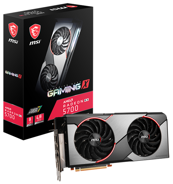 Видеокарта MSI PCI-Ex Radeon RX 5700 Gaming X 8GB GDDR6 (256bit