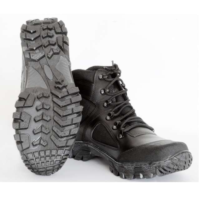 Ботинки берцы тактические треккинговые Wolf boots mid track Black 44(id 0087-04) - изображение 2