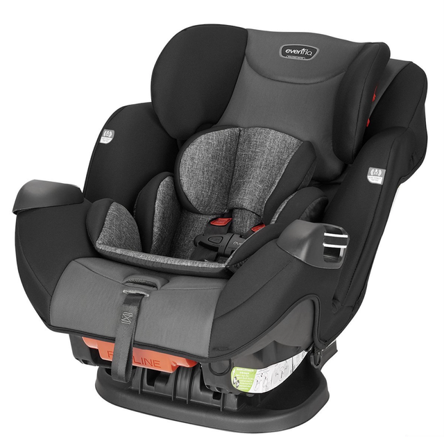 Автокресло Evenflo® Symphony Sport цвет - Charcoal Shadow (группа от 2,2 до 49,8 кг) без изофикс 032884199679 - изображение 7