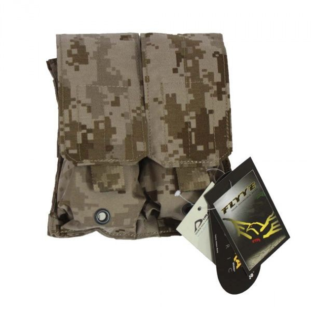 Підсумок Flyye Double M4/M16 Mag Pouch Ver.EG AOR1 (FY-PH-M002-AOR1) - зображення 1