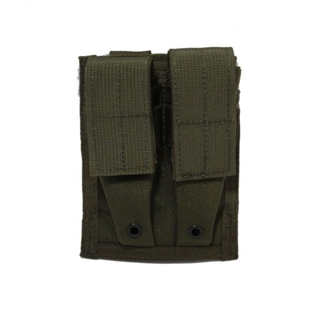 Подсумок Flyye Molle Double 9mm Mag Pouch Ranger Green (FY-PH-P003-RG) - изображение 1