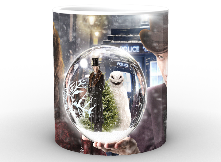 Кружка GeekLand белая Доктор Кто Doctor Who Doctor Who Merry Christmas DW.02.007.184 - изображение 3