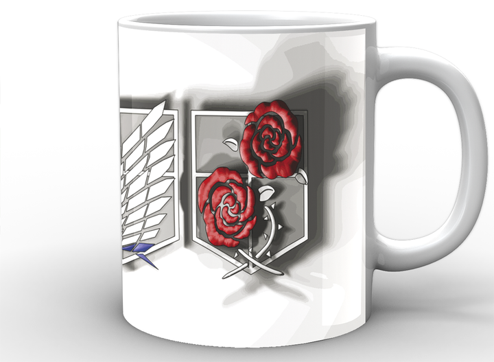 Кружка Geek Land белая Атака Титанов Attack on Titan гербы AT.02.010 - изображение 3